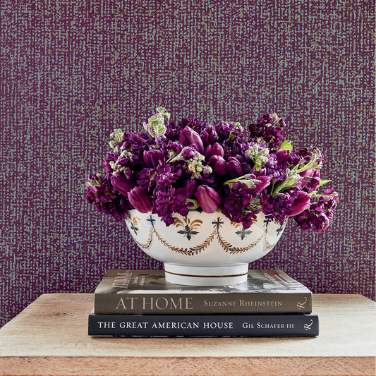 Anna French Tipton wallpaper - Savoy collection room setting