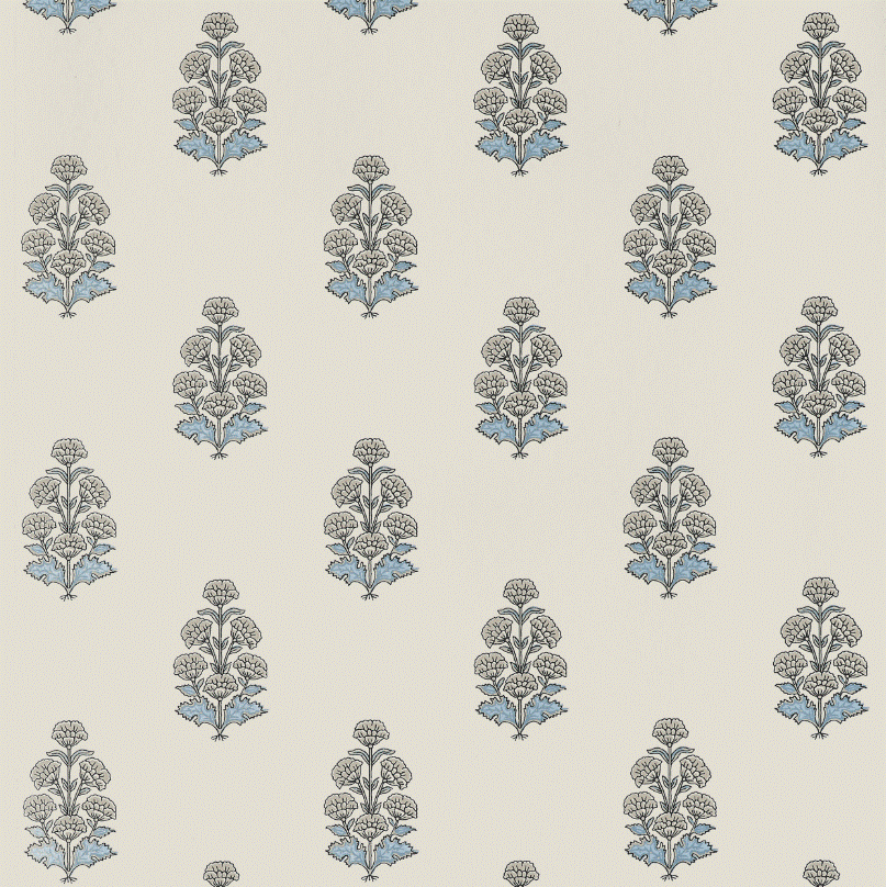 AUDREY Wallpaper by Thibaut, Boxwood Collection in Double Rolls