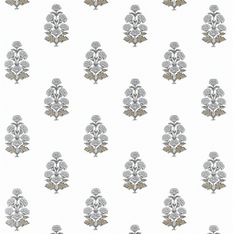 AUDREY Wallpaper by Thibaut, Boxwood Collection in Double Rolls