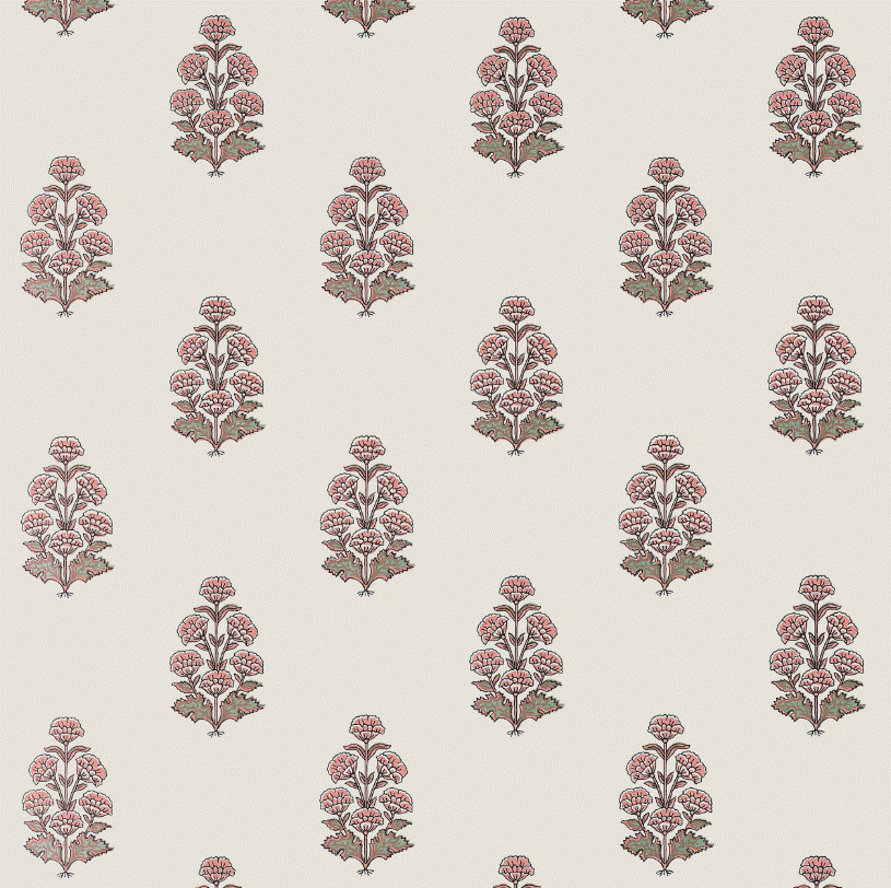 AUDREY Wallpaper by Thibaut, Boxwood Collection in Double Rolls