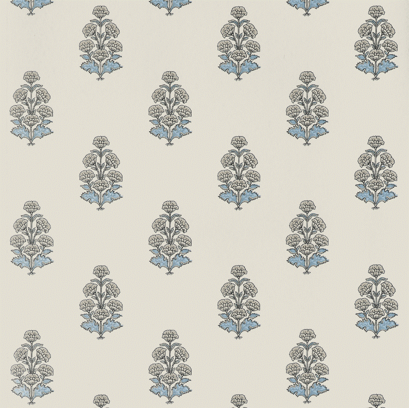 AUDREY Wallpaper by Thibaut, Boxwood Collection in Double Rolls