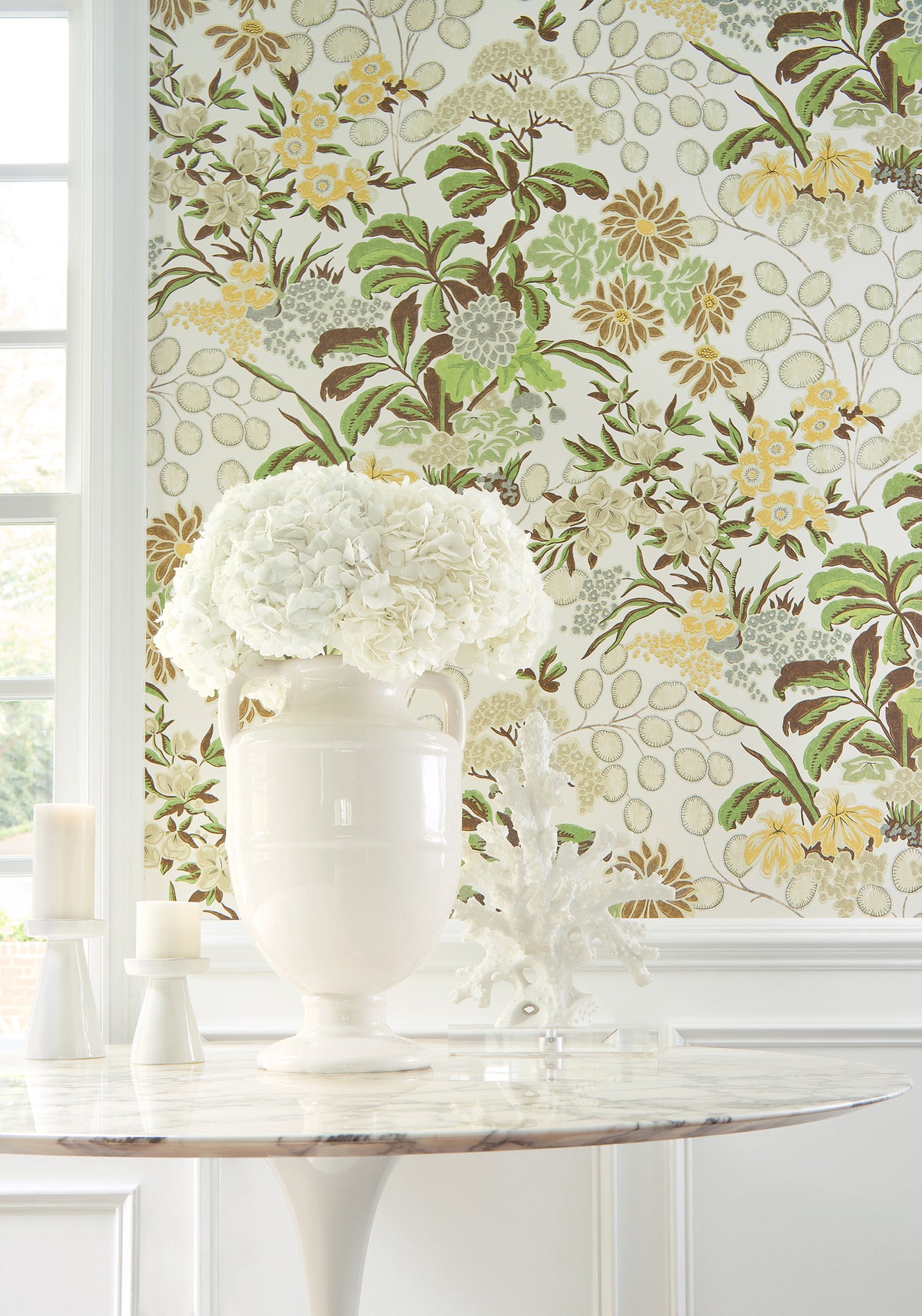 Thibaut Meadow wallpaper - Sojourn room setting