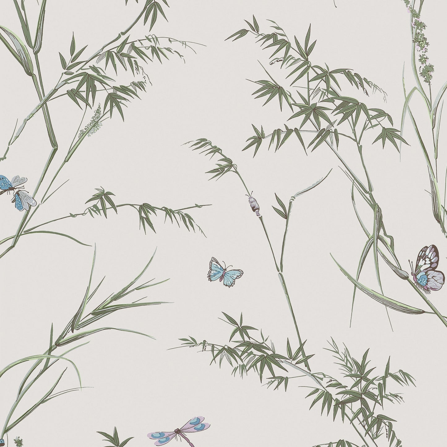 VIRGINIA Wallpaper by Thibaut, Boxwood Collection in Double Rolls
