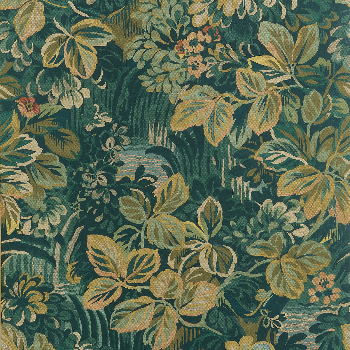 Thibaut - NIGHT GARDEN Wallpaper - Boxwood Collection