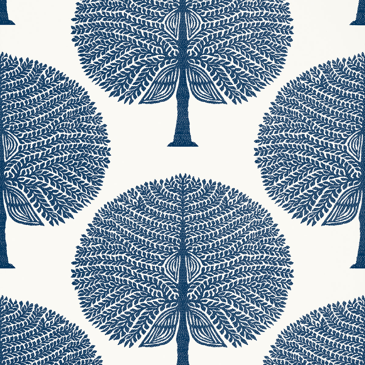 Thibaut Mulberry Tree Navy wallpaper colorway (T10603)
