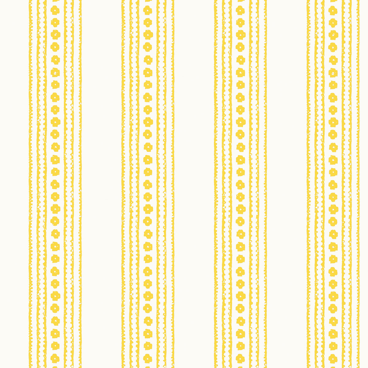 Thibaut New Haven Stripe Yellow wallpaper colorway (T10610)