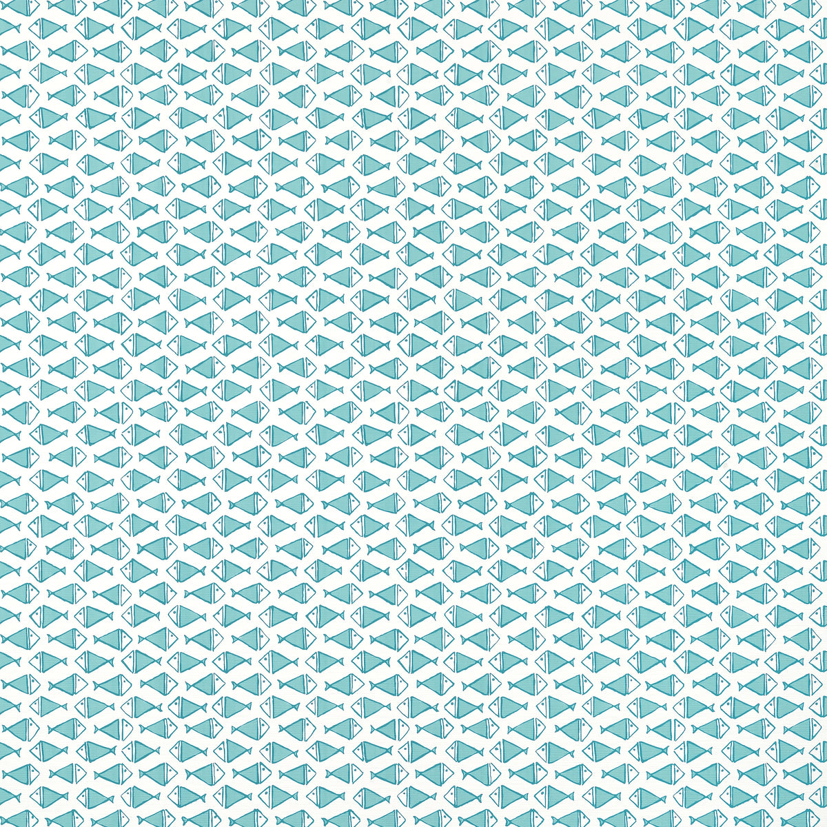 Thibaut Pisces wallpaper - Pavilion - Turquoise