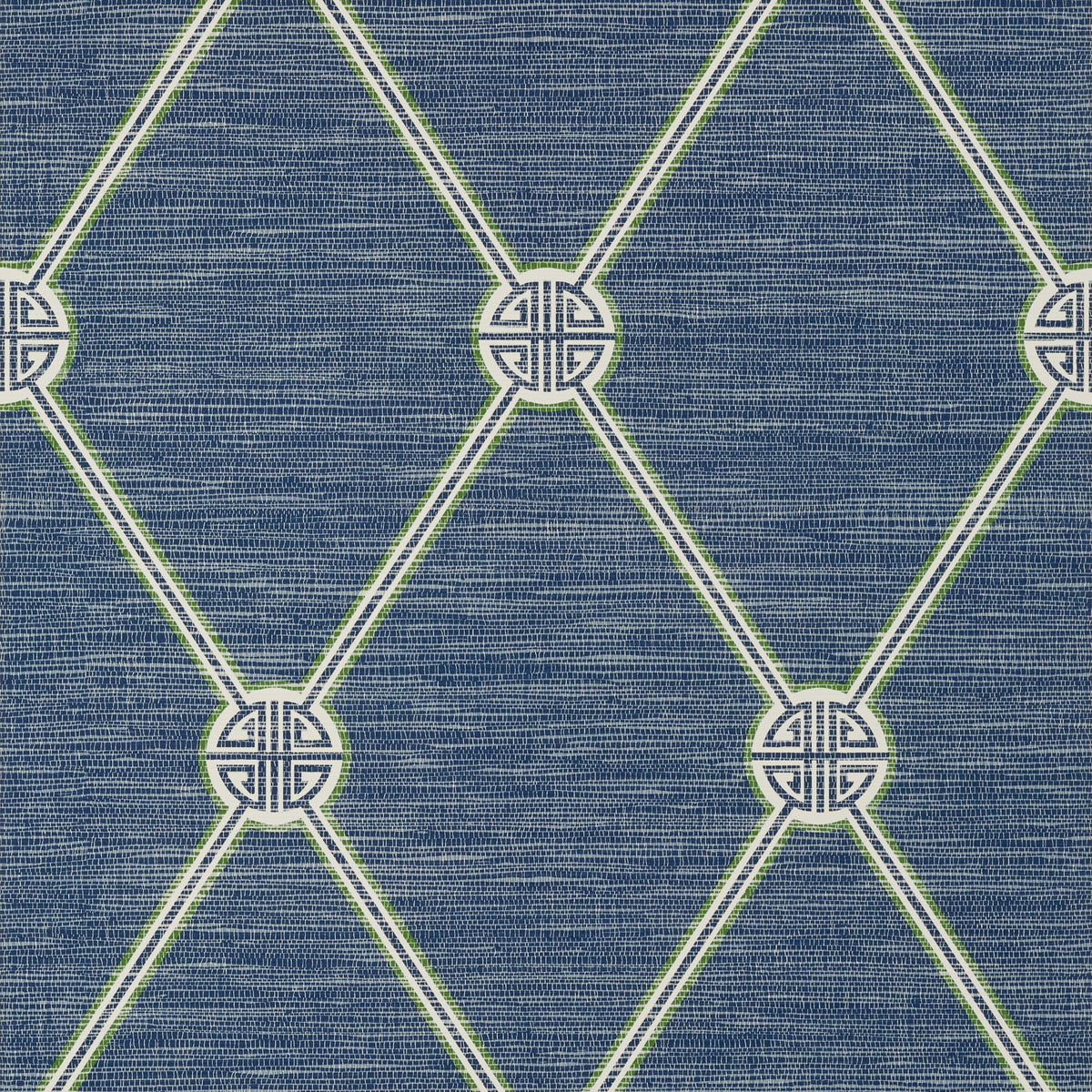 Thibaut Turnberry Trellis wallpaper - Pavilion - Navy