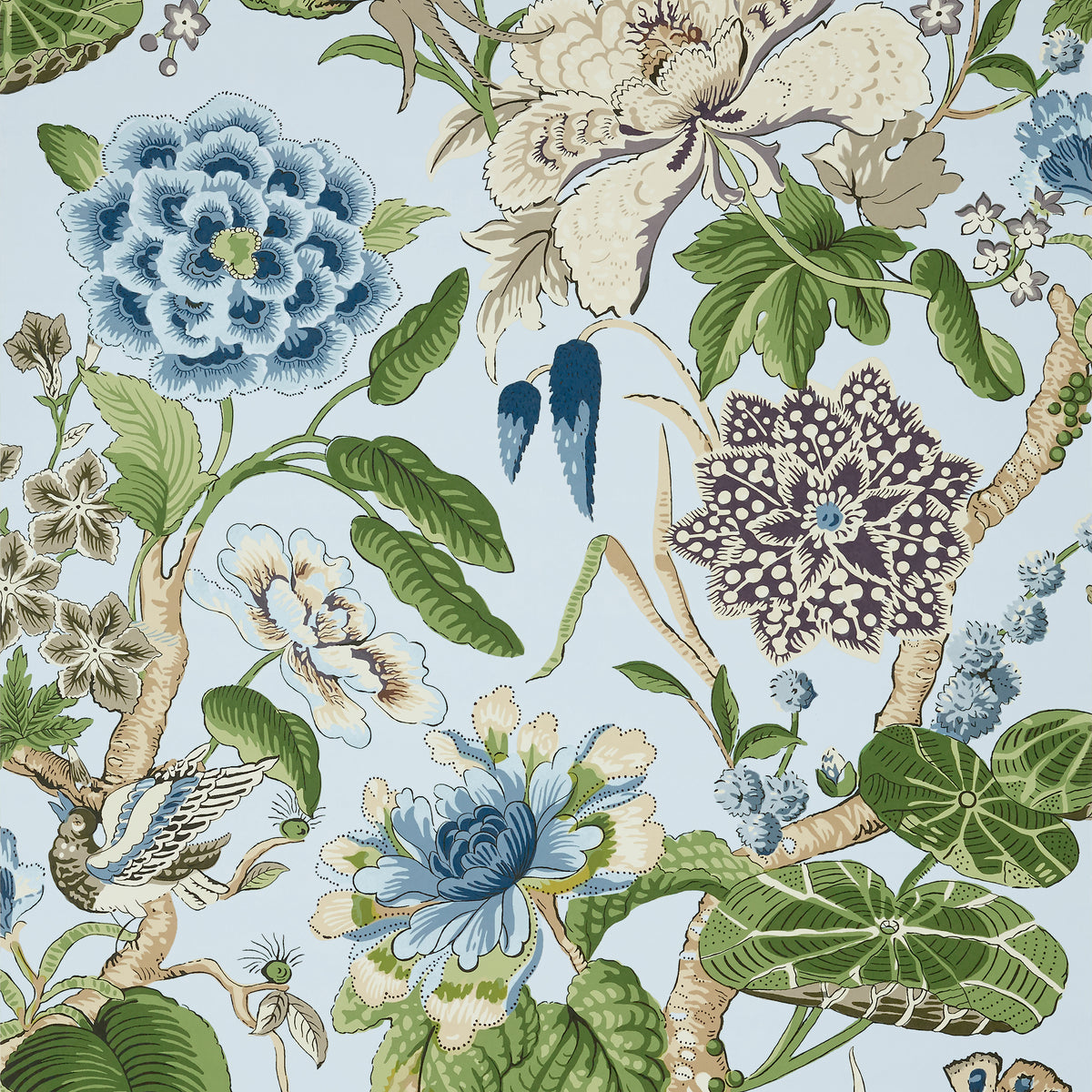 Thibaut - HILL GARDEN Wallpaper - Grand Palace Collection