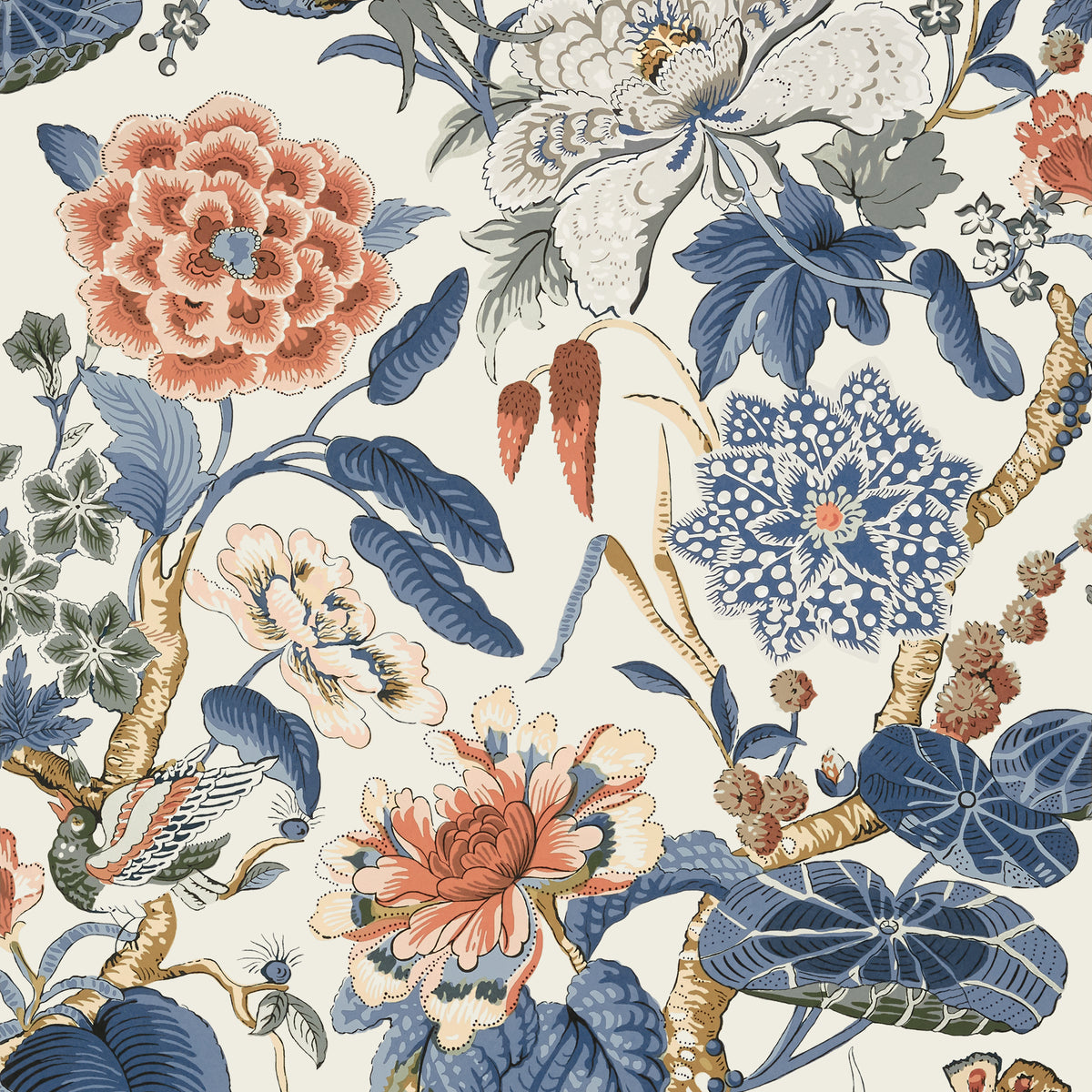 Thibaut - HILL GARDEN Wallpaper - Grand Palace Collection