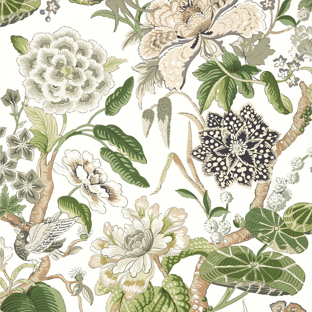 Thibaut - HILL GARDEN Wallpaper - Grand Palace Collection