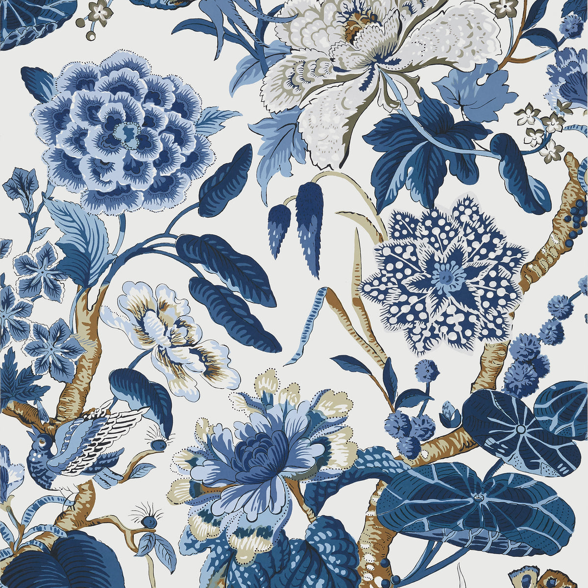 Thibaut - HILL GARDEN Wallpaper - Grand Palace Collection