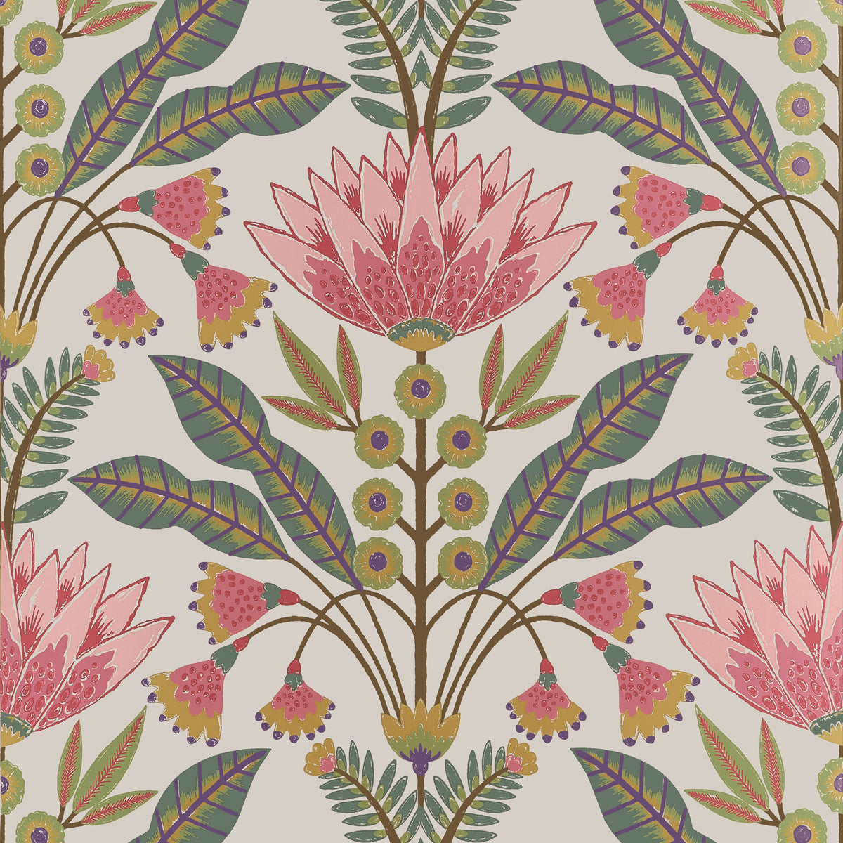 Thibaut - LOTUS Wallpaper - Fairhaven Collection