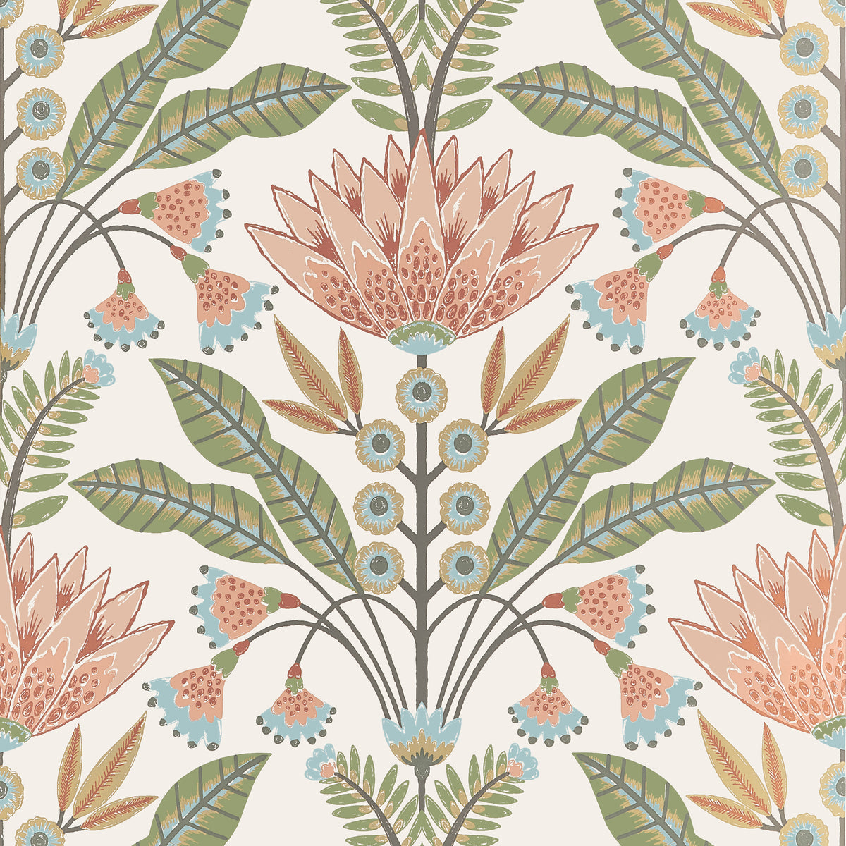 Thibaut - LOTUS Wallpaper - Fairhaven Collection