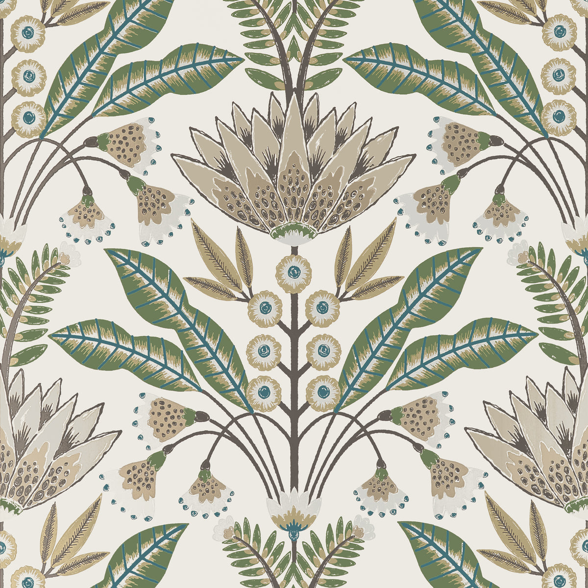 Thibaut - LOTUS Wallpaper - Fairhaven Collection