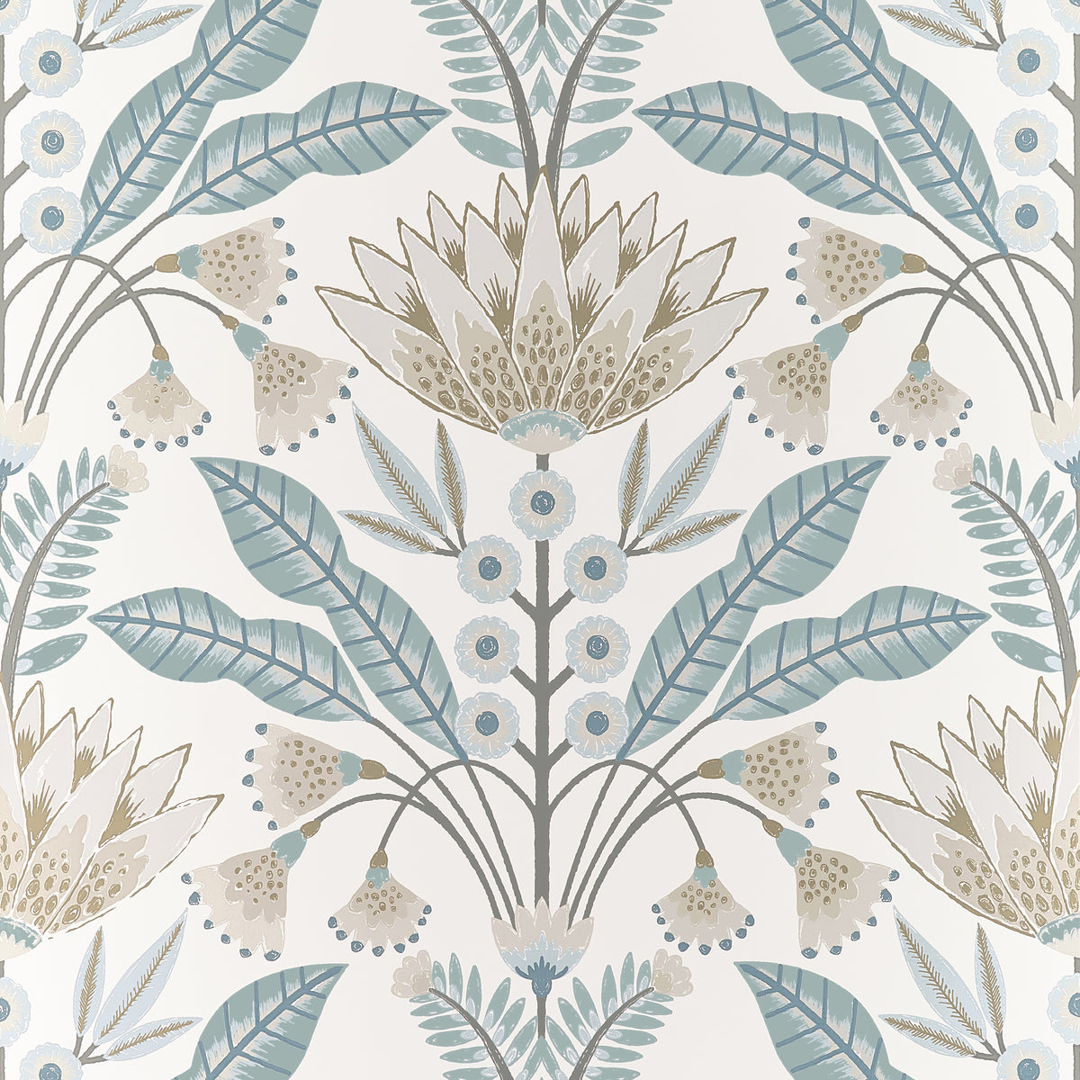 Thibaut - LOTUS Wallpaper - Fairhaven Collection