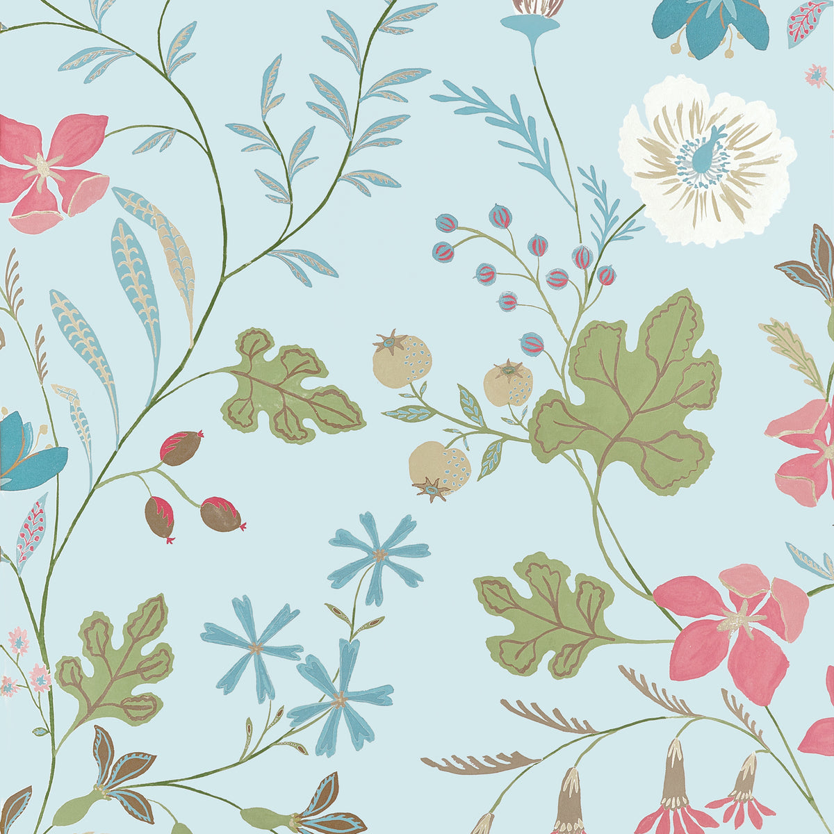 Thibaut - BLOOM Wallpaper - Fairhaven Collection