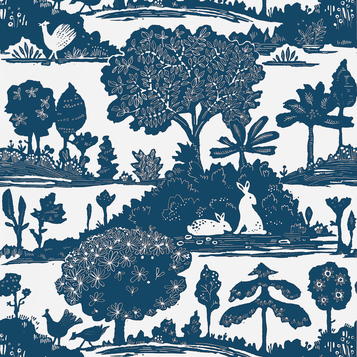 Thibaut - LA FORET Wallpaper - Fairhaven Collection