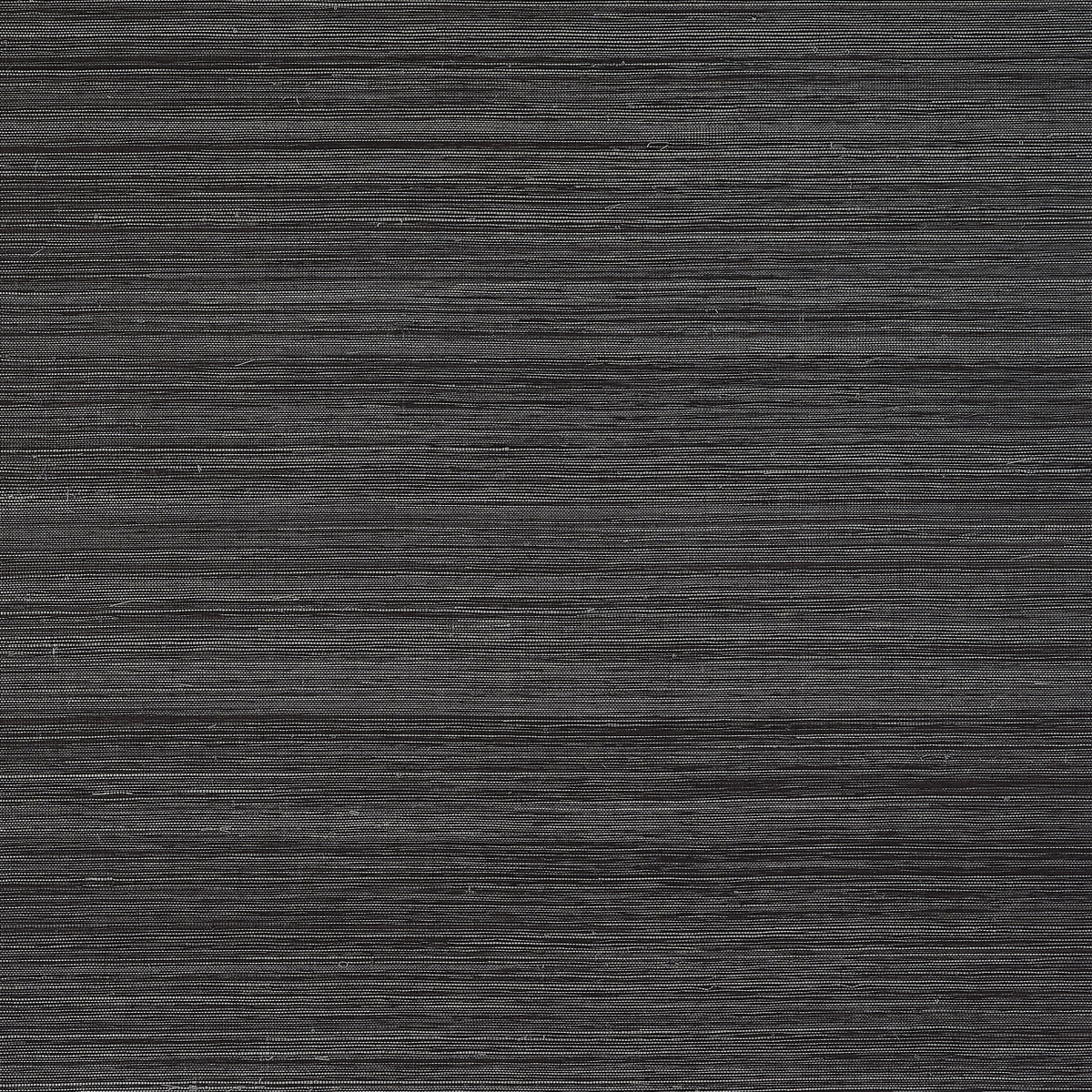 Thibaut Windward Sisal grasscloth wallpaper - Grasscloth Resource 6 - Black