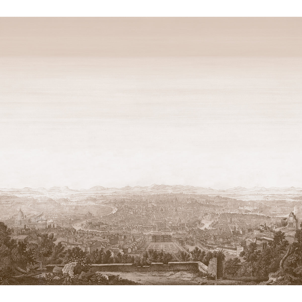 Thibaut - ROMA MURAL Wallpaper - Mural Resource
