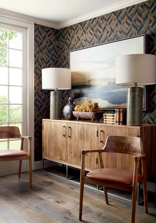 Thibaut Bristlecone wallpaper - Texture Resource 9 room setting
