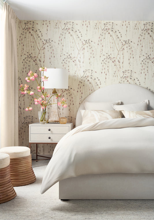Thibaut Weeping Blossom wallpaper - Yutori Collection