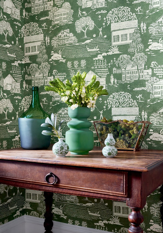Anna French Farmingdale wallpaper - Belvedere Collection