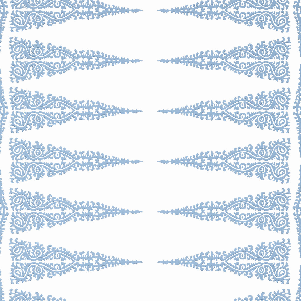Thibaut ELLERY STRIPE wallpaper, Sky Blue on White