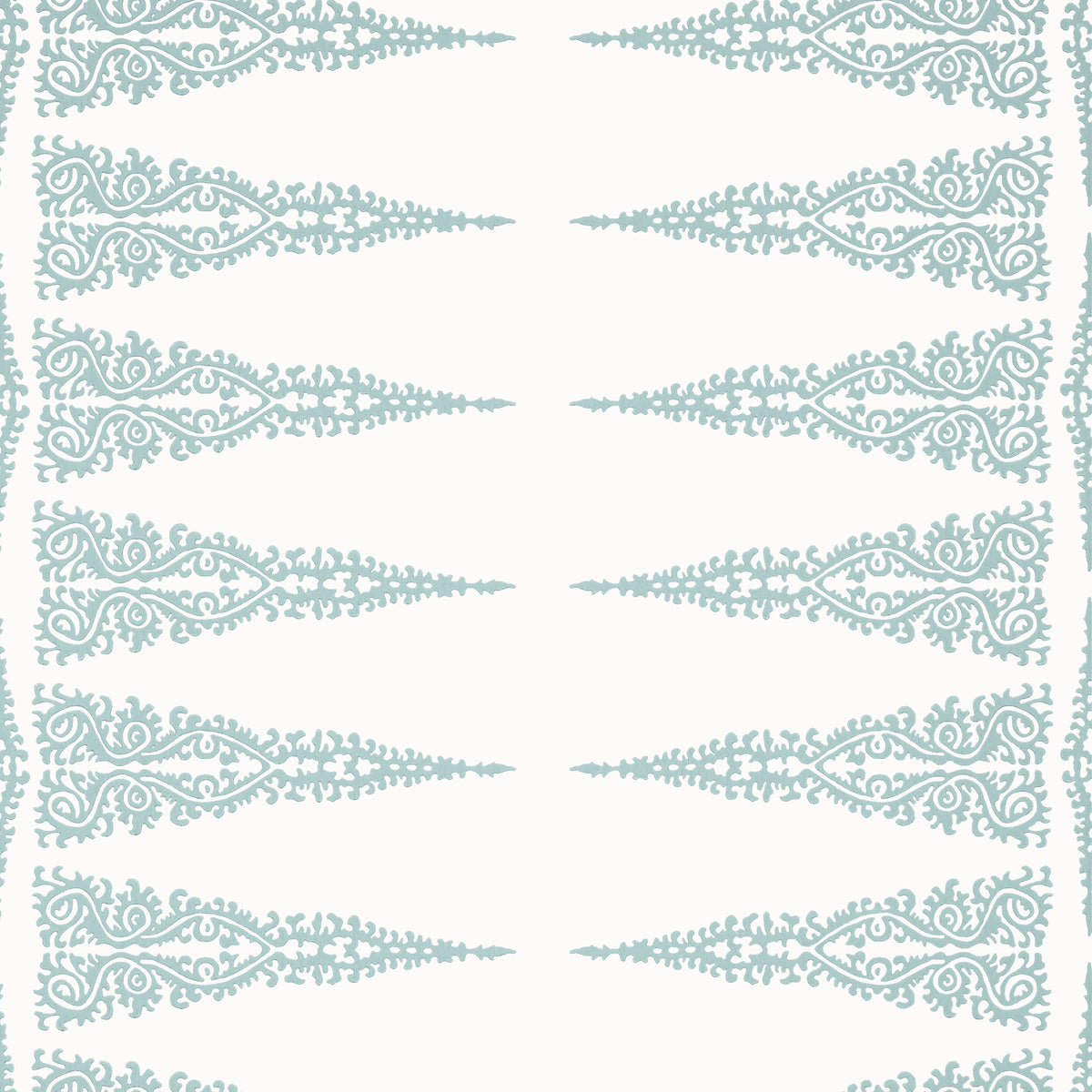 Thibaut ELLERY STRIPE wallpaper, Robin's Egg on White
